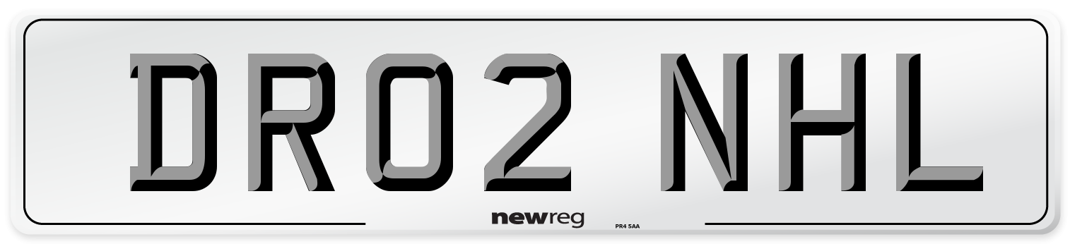DR02 NHL Number Plate from New Reg